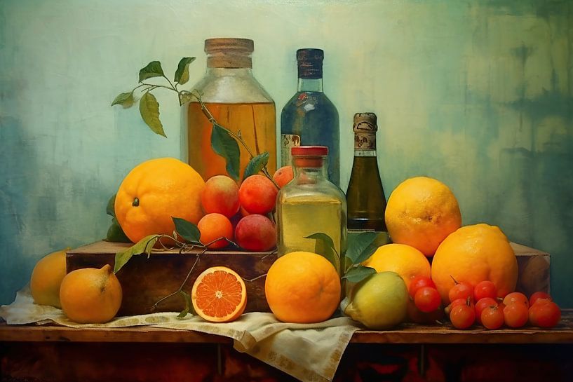 Malen mit Lebensmitteln von ARTEO Gemälde