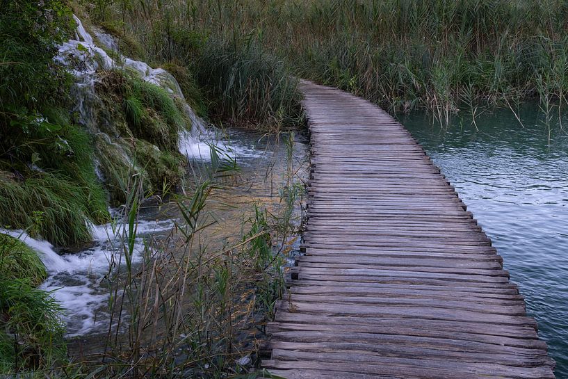 Boardwalk in Plitvice Lakes National Park by Anges van der Logt