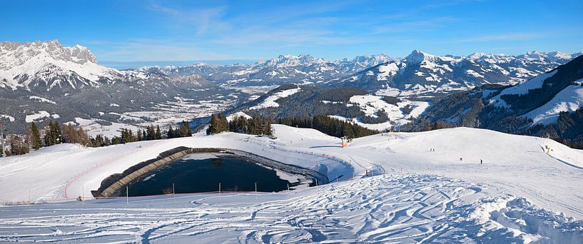 winter landscape and ski resort Hartkaiser Tirol by SusaZoom