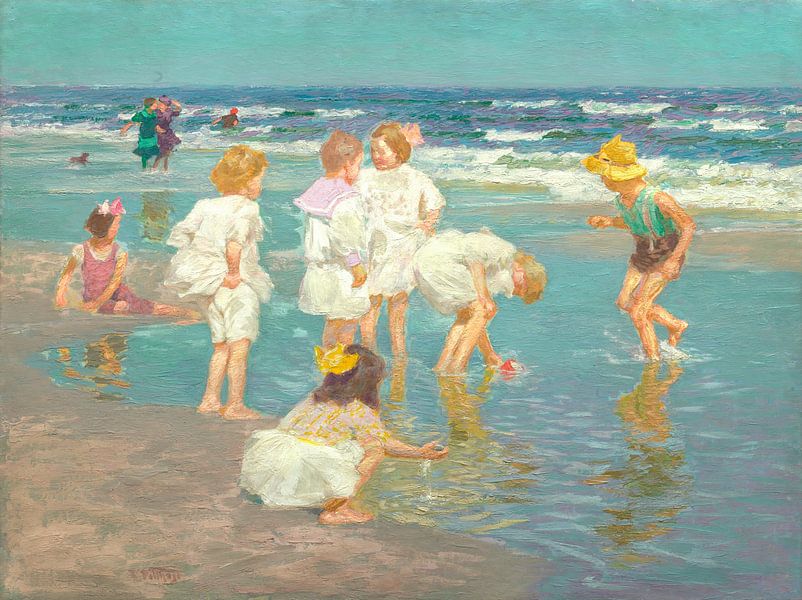 Ein Urlaub, Edward Henry Potthast von Meisterhafte Meister