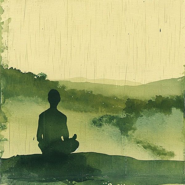 Zen Painting | Inner peace by Wonderful Art
