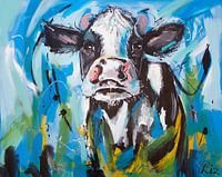 Das glückliche Kalb | Pastell