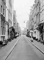 Straße in Amsterdam | Schwarz-Weiß-Fotografie