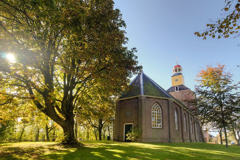 Het kerkje van Hornhuizen van Marnefoto .nl