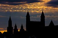 La ligne d'horizon des églises de Maastricht