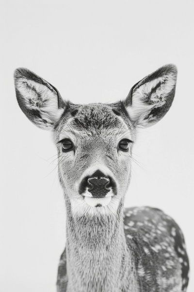Deer portrait by Poster Art Shop