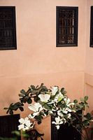 Innenhof in der Stadt Marrakesch (Marokko)