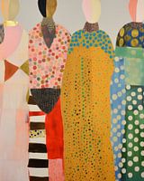 Sisterhood, collage coloré