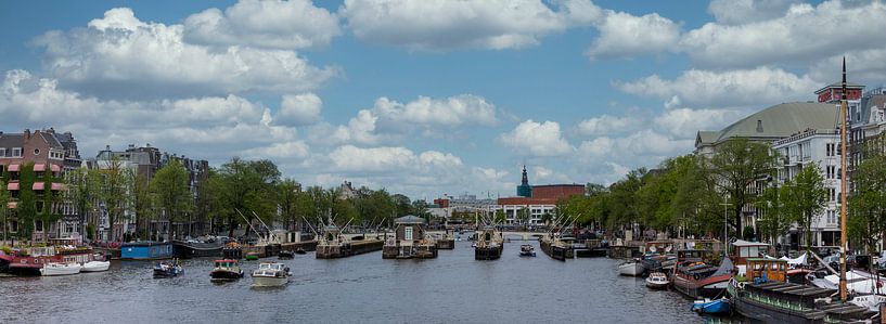 Panorama auf die Amstel von Peter Bartelings