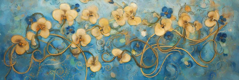 Blaue Blume Reichtum von Whale & Sons