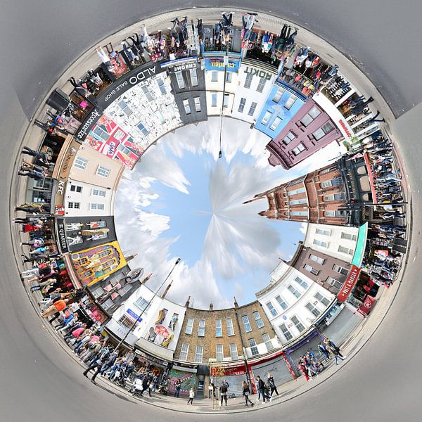 London | Little Planet Camden High Street von Panorama Streetline