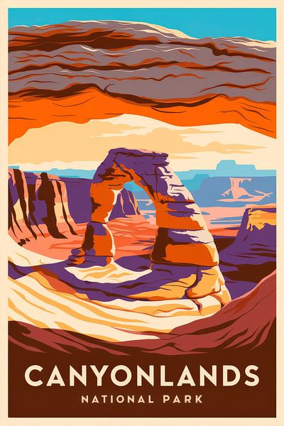 Parc national de Canyonlands par Poster Art Shop