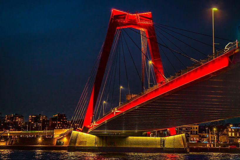 Willemsbrug Rotterdam par Peter Smeekens