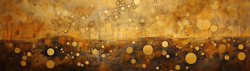 Landscape in Gold by Abstract Painting