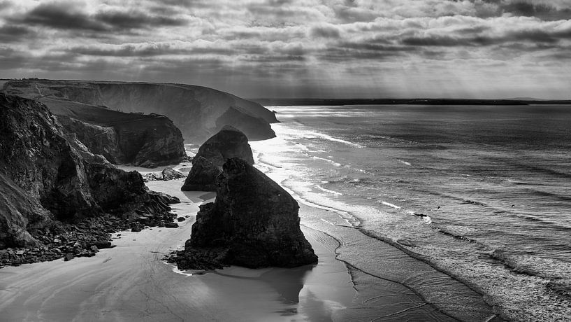 Noir et blanc de la côte anglaise par Marloes van Pareren