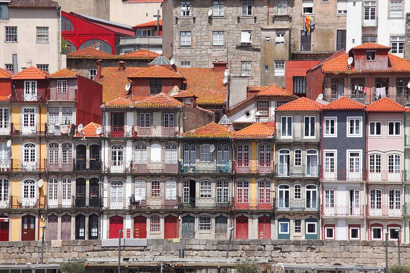 View of Ribeira old town, Porto, Porto district, Portugal, Europe by Torsten Krüger