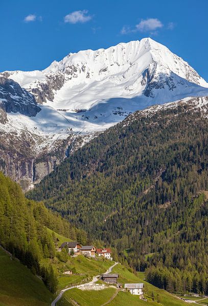 The village of Rein in Taufers, Tauferer Ahrntal, South Tyrol by Christian Müringer