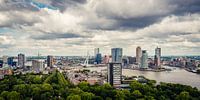 Skyline of Rotterdam from the Euromast (2:1)