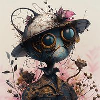 Gesichtslose Eleganz: Die Schritte der Kartonkreatur"