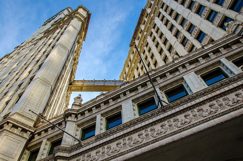 Facade Wrigley Buidling in Chicago USA by Dieter Walther