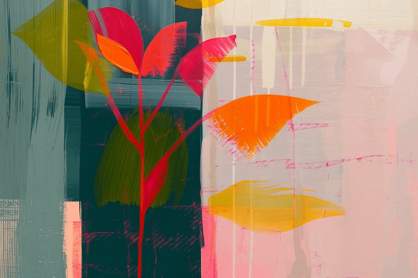 Bunte botanische abstrakte von Studio Allee
