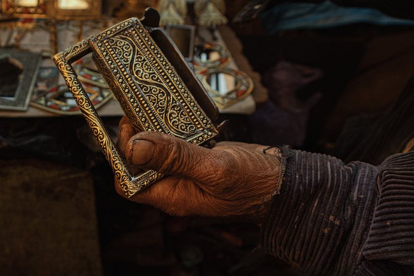Handmade lock from a locksmith in Marrakech by Stille Vertelling