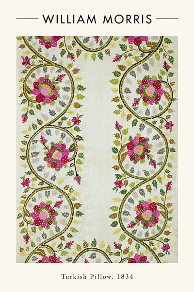 William Morris - Turkish Pillow by Walljar