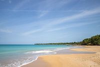 Karibik Sandstrand auf Guadeloupe, Plage de Clugny 