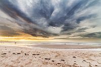 Coucher de soleil sur la plage II