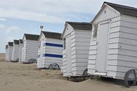 Des cabanes de plage sur roues