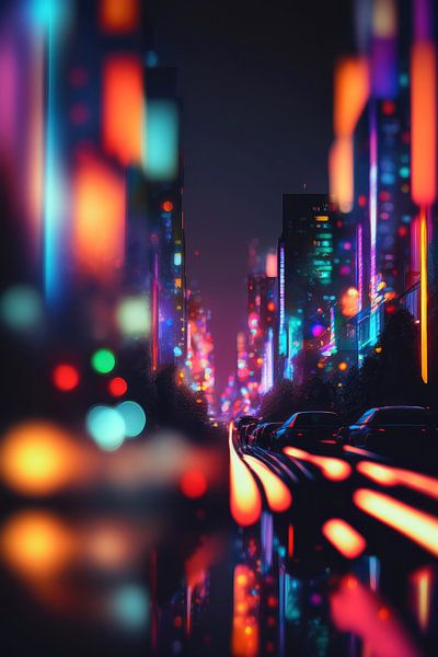 Vibrant City by Treechild