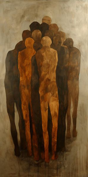 Menschen abstrakt von Bert Nijholt