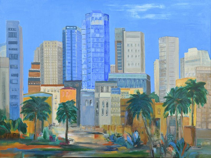 Dubai city view by Gerda Ursula Roos