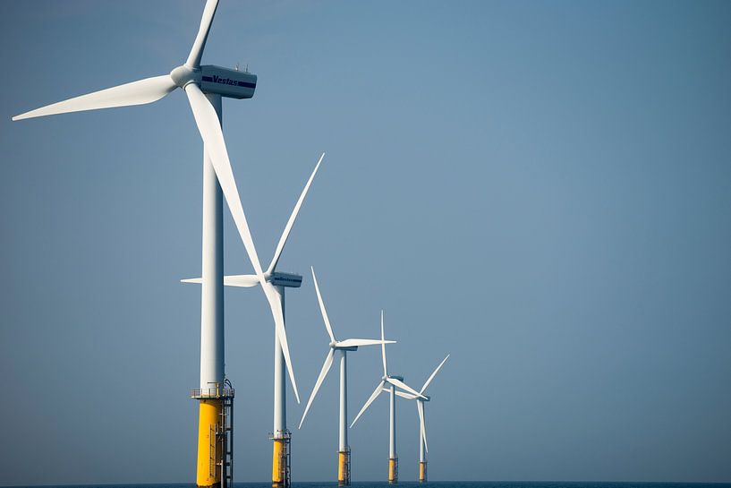 Offshore windfarm by Menno Mulder