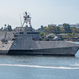 USS Charleston (LCS-18). by Jaap van den Berg
