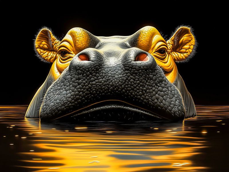 Hippopotamus - König des Flusses von Max Steinwald