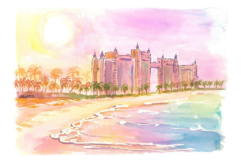 Nassau Paradise Island Caraïbes Coucher de soleil Rêves aux Bahamas par Markus Bleichner