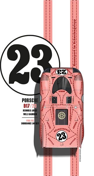 917 Pink Pig No.23 von Theodor Decker