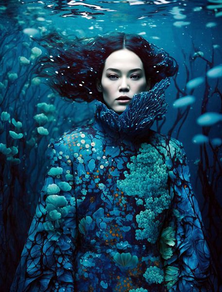 Rêves aquatiques bleus par Jacky