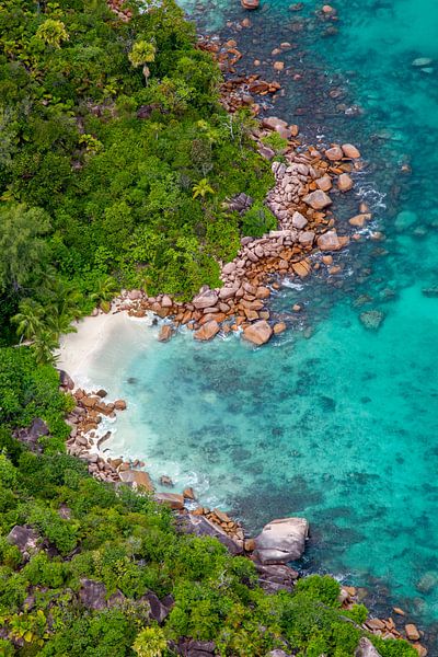 Droomstrand in de Seychellen van Dirk Rüter