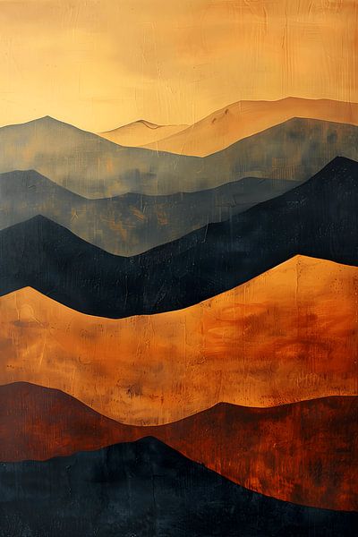 Sahara stratifié par Wandpracht