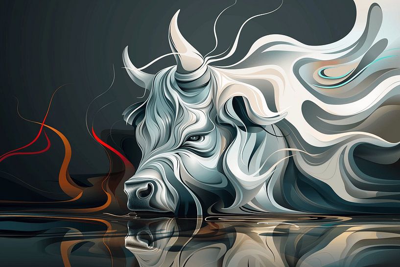 Flowing Elegance: Scottish Highlanders in Motion by Karina Brouwer