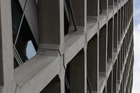 Äußere tragende Struktur eines Gebäudes