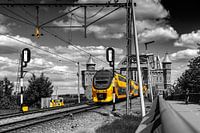 Train at Nijmegen colorsplash