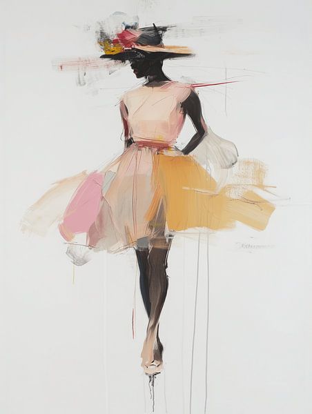 Figuratives Porträt, modern und abstrakt von Carla Van Iersel