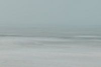 zachte golven in de mist