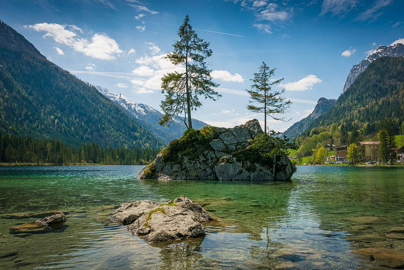 Le printemps au lac alpin par Martin Wasilewski