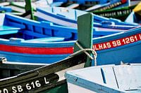 Bateaux de pêche dans le port de Sesimbra