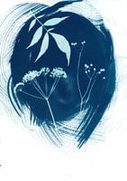 Fleurs bleues minimalistes Par Lies Praet