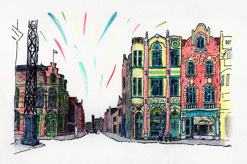 Venlo Zentrum, Meropole 1920 von BFQ = CTRL+ALT+ART